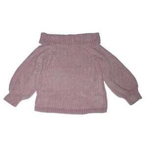 Pink Rose Women’s Pink Long Sleeve Comfy Sweater Size M
